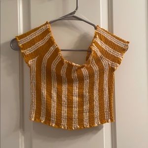 LA Hearts Medium crop top